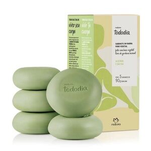 Tododia Alecrim e Salvia Soap Bar Set - Green